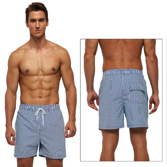 DATIFER été hommes plage impression Shorts maillots de surf Fitness entraînement troncs vêtements de sport pour hommes avec poches pantalons