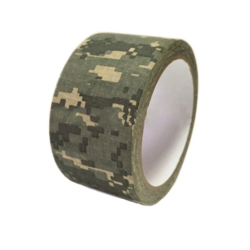 5M ruban de Camouflage extérieur WRAP chasse étanche auto-adhésif Camo bande furtive pansement 0.05m x 5m /2 pouces x 196 pouces