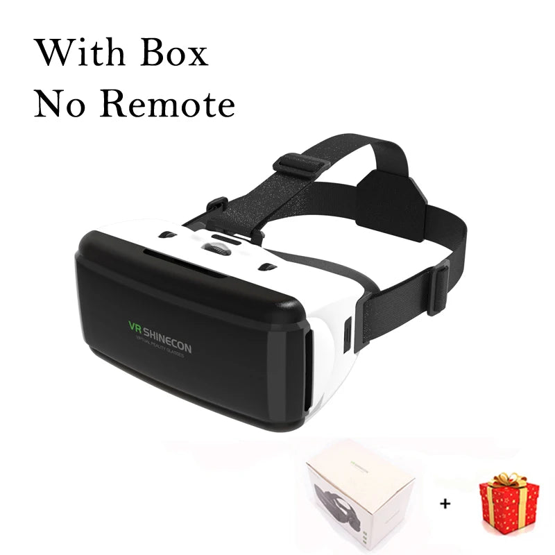VR Shinecon – Auriculares 3D, gafas de realidad virtual aumentada, para Smartphone iPhone Android, gafas de teléfono inteligente, juego Viar móvil