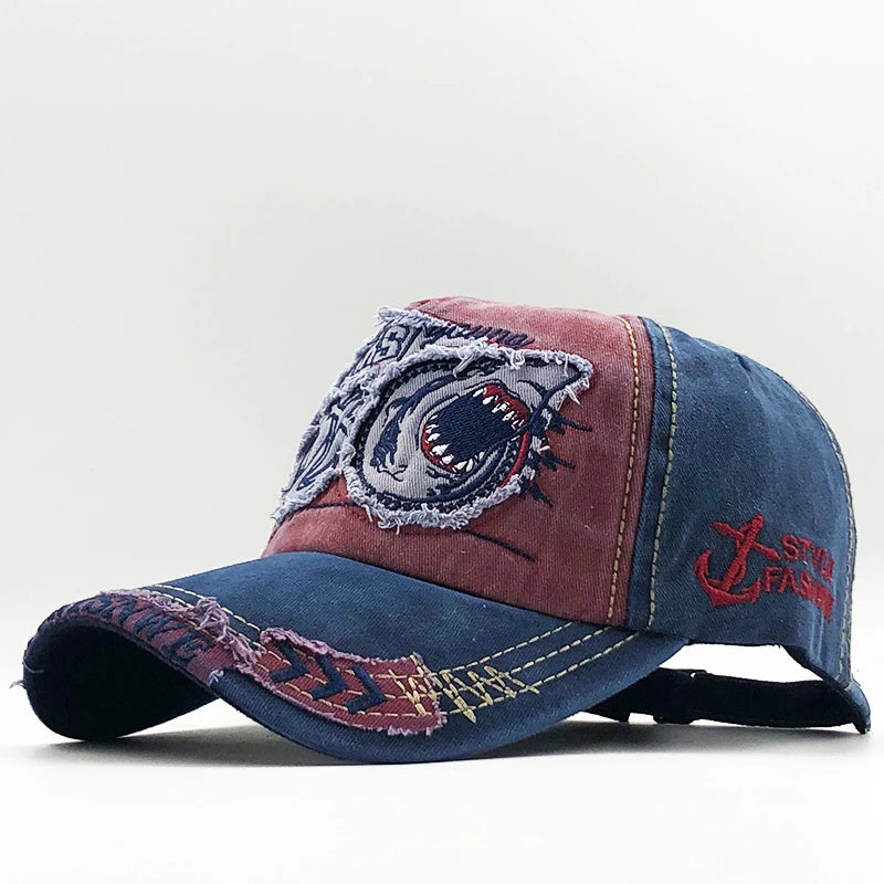 Gorra de algodón con funcionalidad para hombres y mujeres, sombrero con espalda 6A, hueso de aviación de tiburón, Gorras Casual CasAdvantages, sombreros de funcionalidad para hombres, nuevo