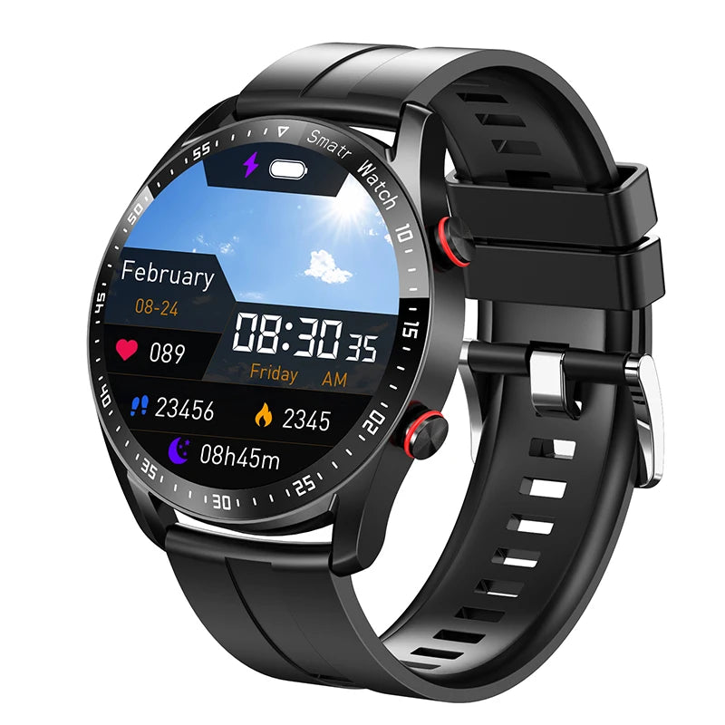 Smartwatch para hombres y mujeres, pantalla HD, Bluetooth, llamadas, GPS, monitor de ritmo cardíaco, resistente al agua IP68, nueva, 2024