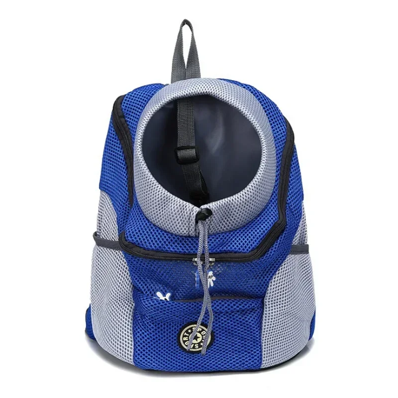 Nouveau chien animal de compagnie sac à dos transporteur sac de voyage avant Pack respirant réglable avec bandes réfléchissantes de sécurité pour la randonnée en plein air chats