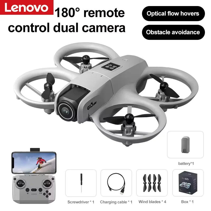 Drone 8K HD Grand Écran — Flux Optique, Moteur Brushless, Évitement Intelligent Obstacles, UAV