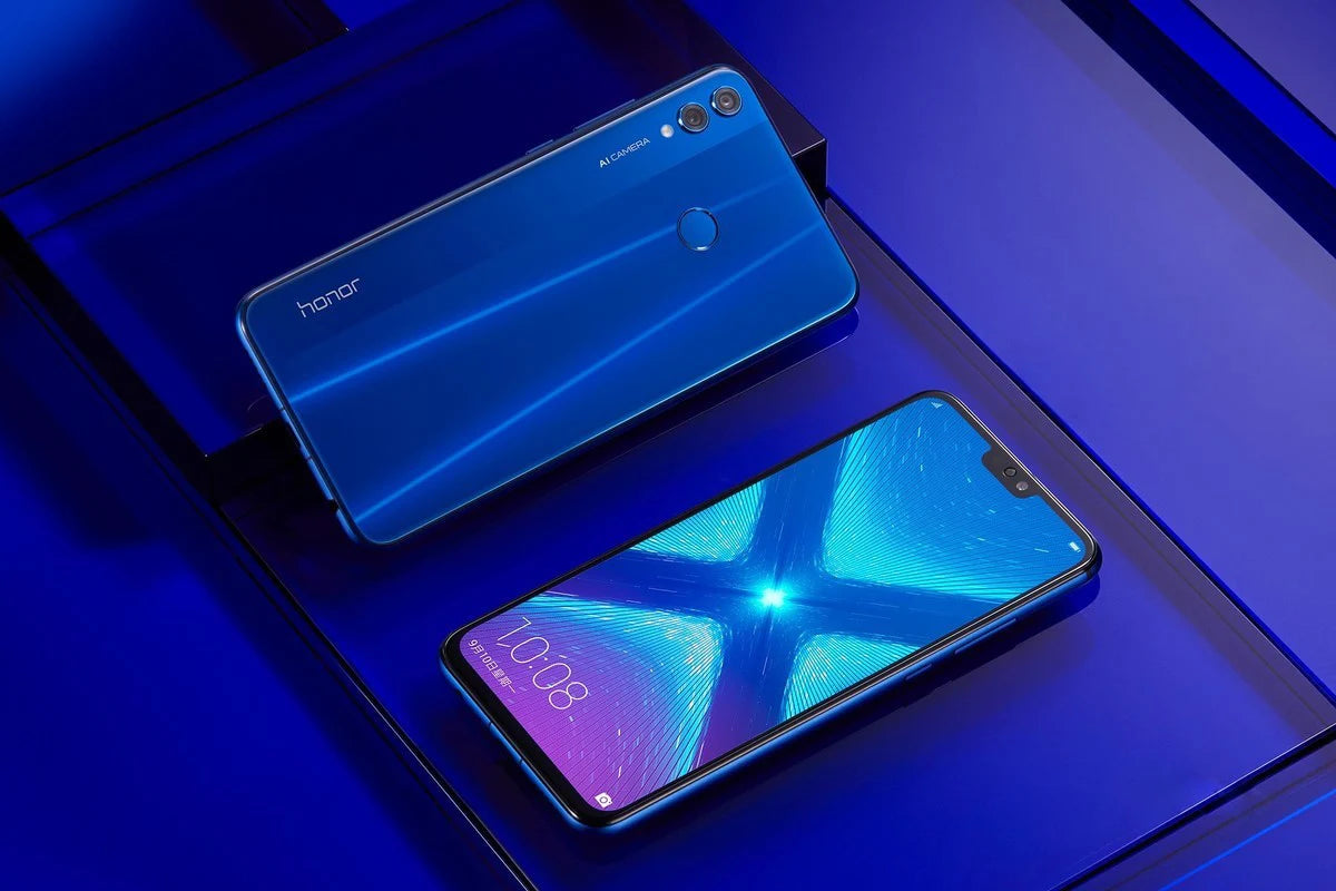 Boom-Smartphone OR 8X, micrologiciel global, processeur Haisi Qilin 710, 6.5 pouces, caméra arrière, 20MP, reconnaissance d'empreintes digitales, téléphone d'occasion