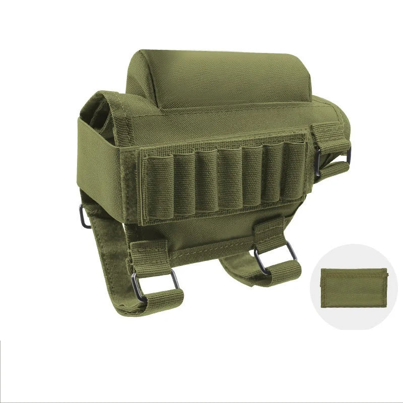 Étui de recul 1 pièce, sac de rangement de balles à trous, pochette de repose-joue amovible, conception de pochette de balle de repose-joue pour tactique en plein air