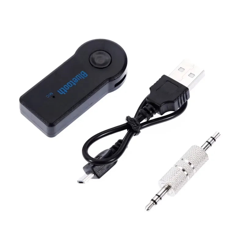 Adaptador receptor de Audio inalámbrico para coche, 3.5mm, Bluetooth 5.0, para coche, MP3, FM, transmisor de música, P2, llamada musical, adaptador Bluetooth