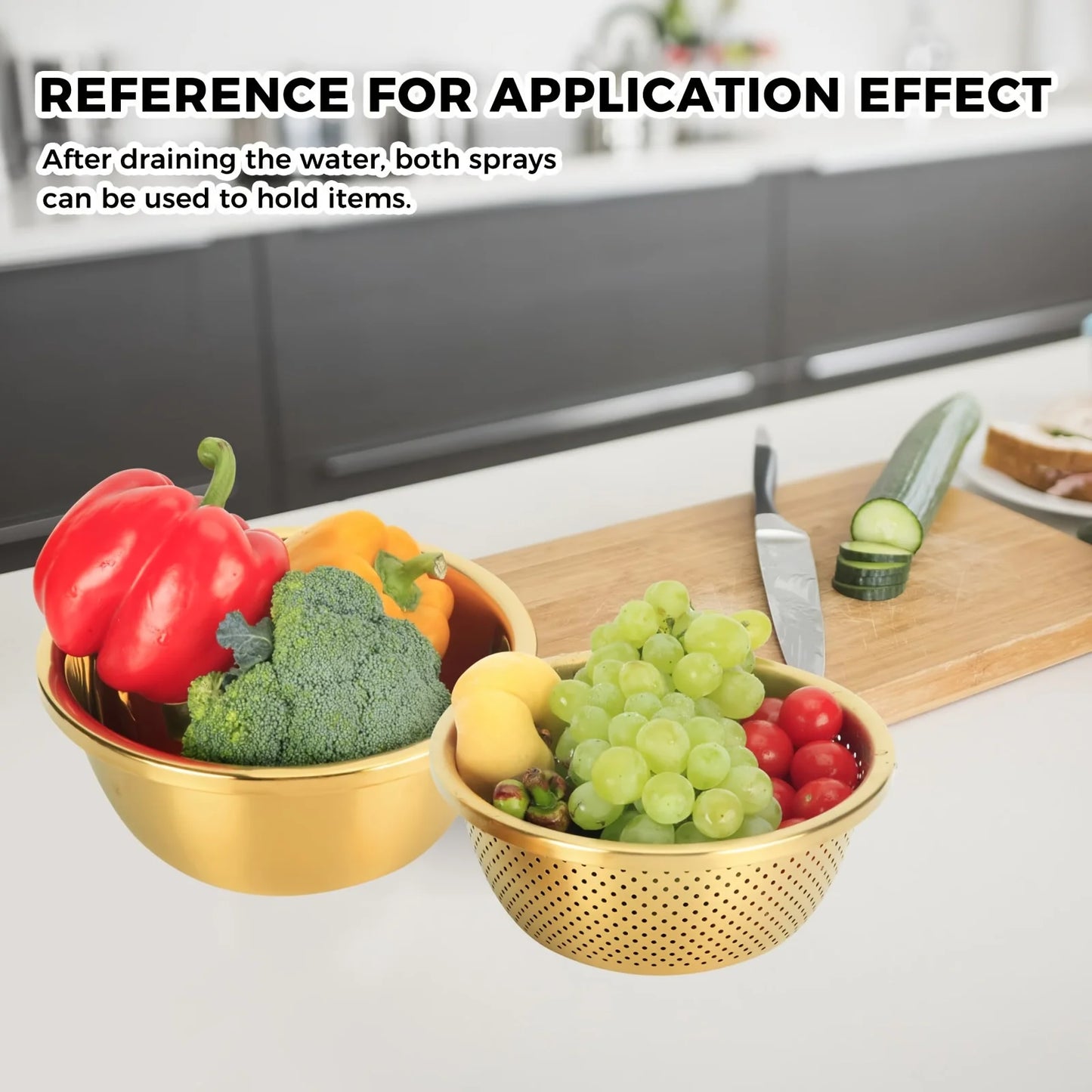 Ensemble de passoire et cuiseur vapeur en acier inoxydable 2 pièces | Défroisseur lave-vaisselle pour riz, pâtes et légumes | Outils permettant de gagner de l'espace robustes et antirouille
