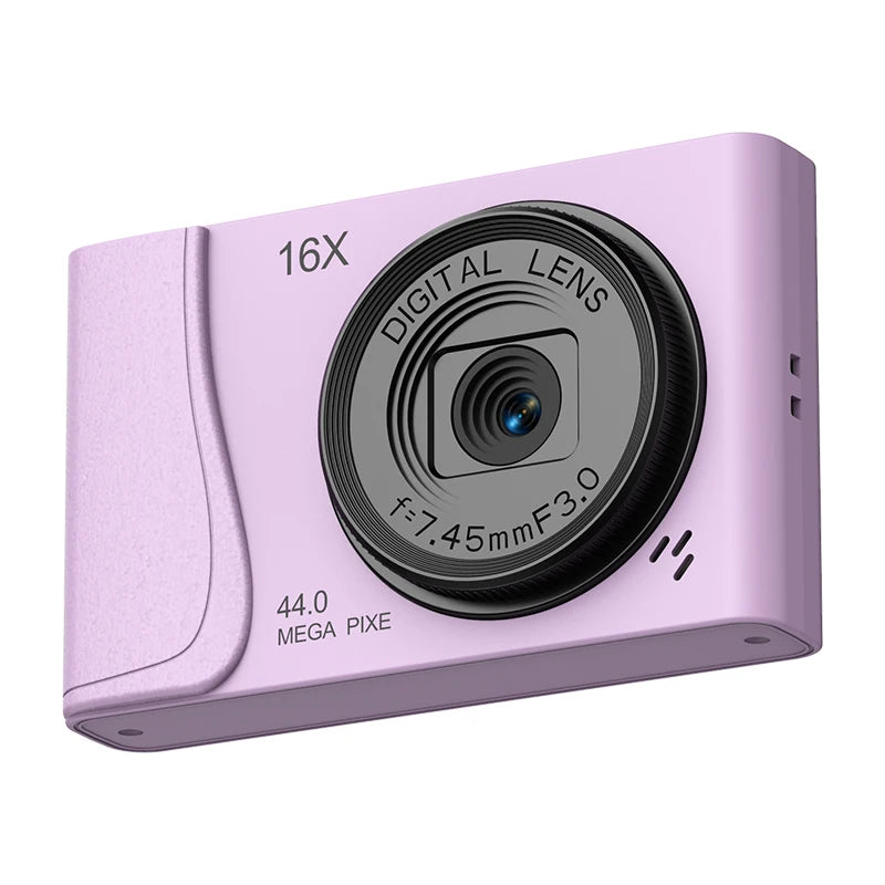 Cámara digital 4K, videocámara de 24 MP, zoom de 16x, cámaras compactas, enfoque automático para niños, adultos, principiantes, fotografía