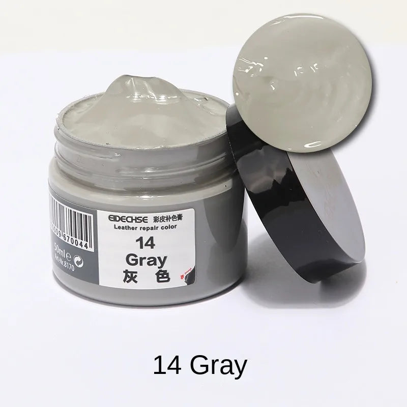 Car Leather Repair Kit, Liquid Skin Recoloring Balm, No Heat Repair Tool, Auto Seat Holes, Scratches, Cracks, Rips, Shoes Restoration Set