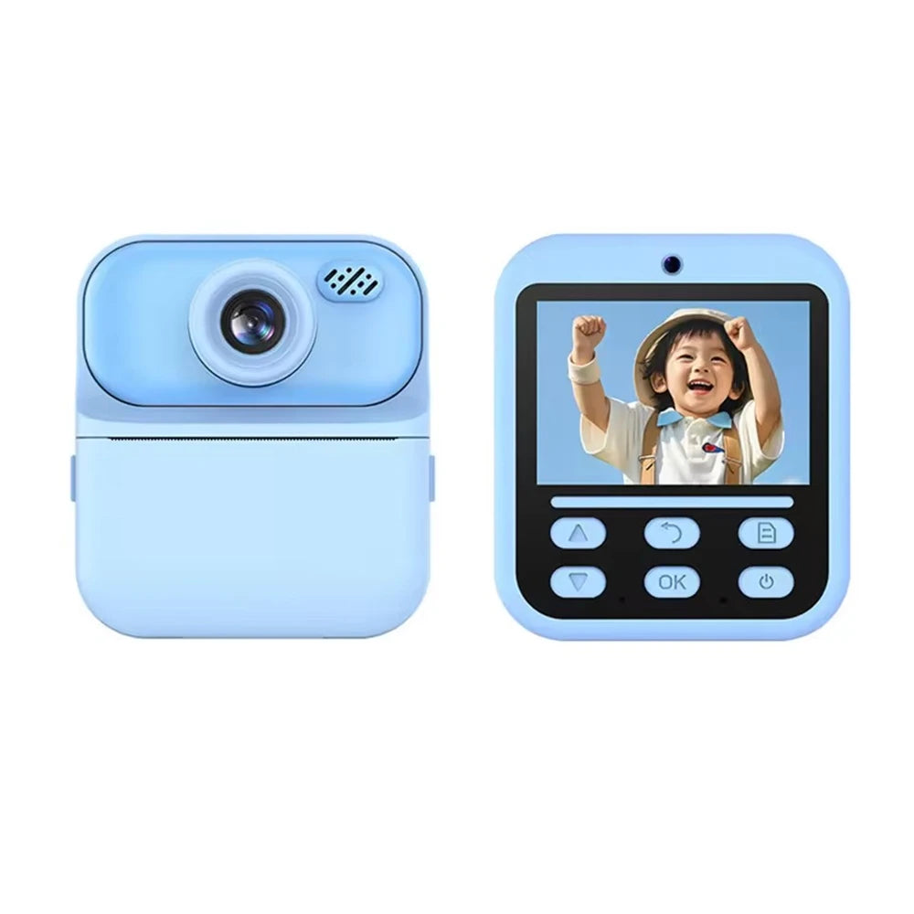 Appareil photo numérique instantané HD, appareil photo numérique portable avec impression instantanée de photos, 2,4 pouces, pour filles et garçons, cadeaux d'anniversaire