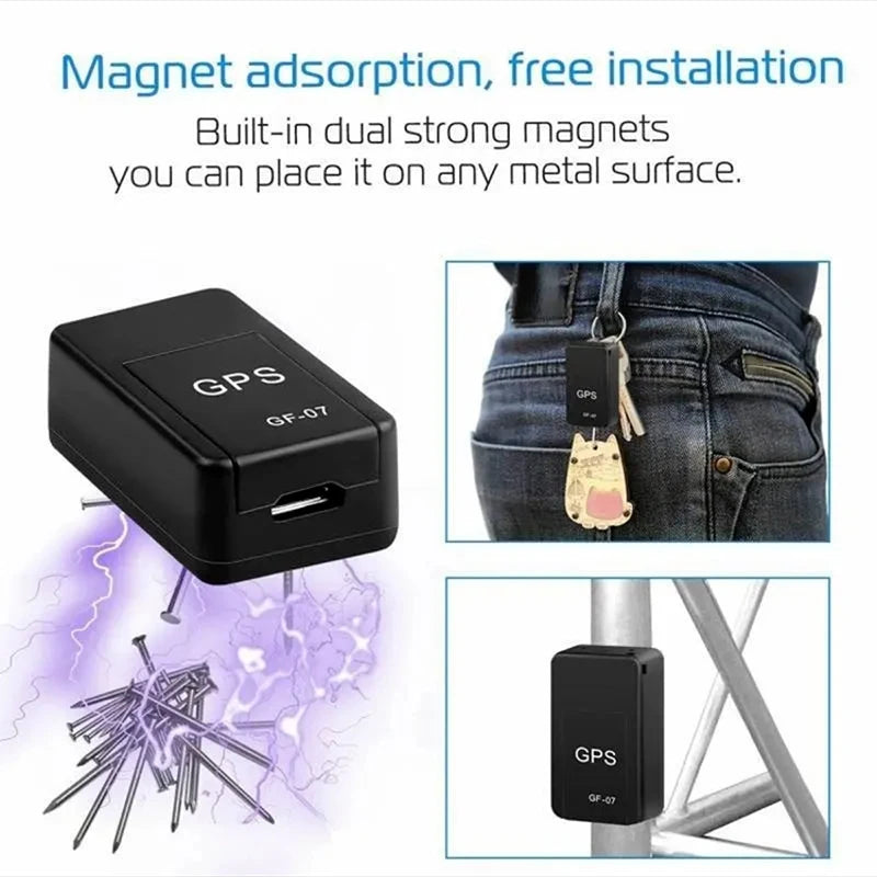 Localizador GPS para moto y coche Gf07, Mini localizador magnético de vehículos para mascotas, niños y personas mayores, aplicación de posición GPS