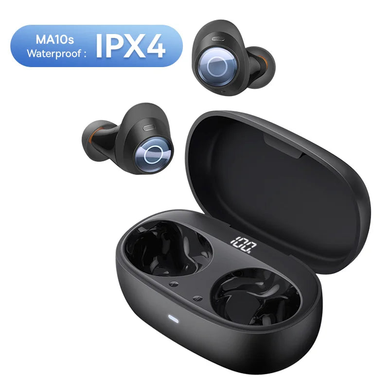 Écouteurs ANC hybride 48dB Bluetooth 5.3 — IPX6 étanche, 4 micros ENC, casque de sport