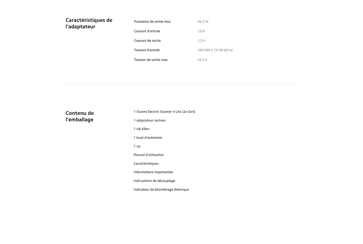 Trottinette Électrique — Pneus 10", 25 km/h, Moteur 300W, Conduite Confortable