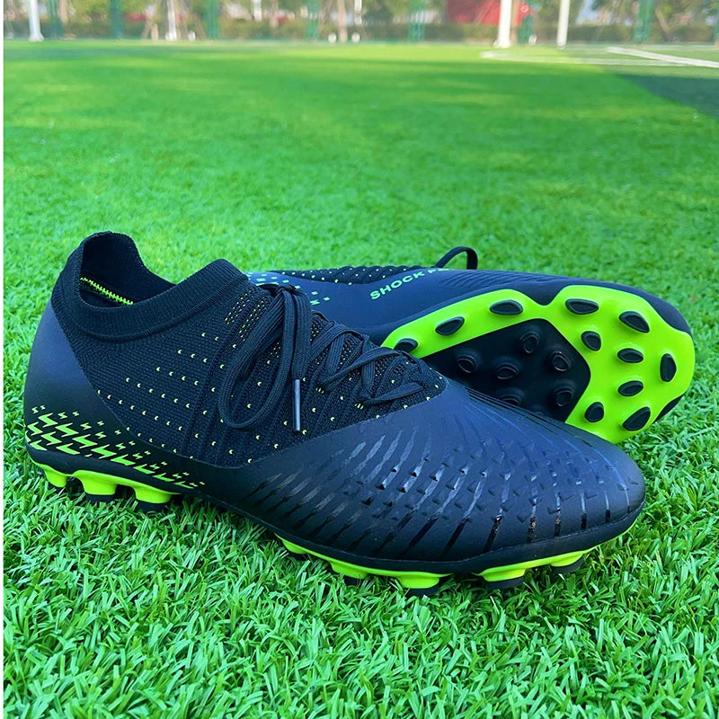 Crampons de Football AG Homme Tissu Extensible Respirant — Entraînement & Compétition EU 31–48