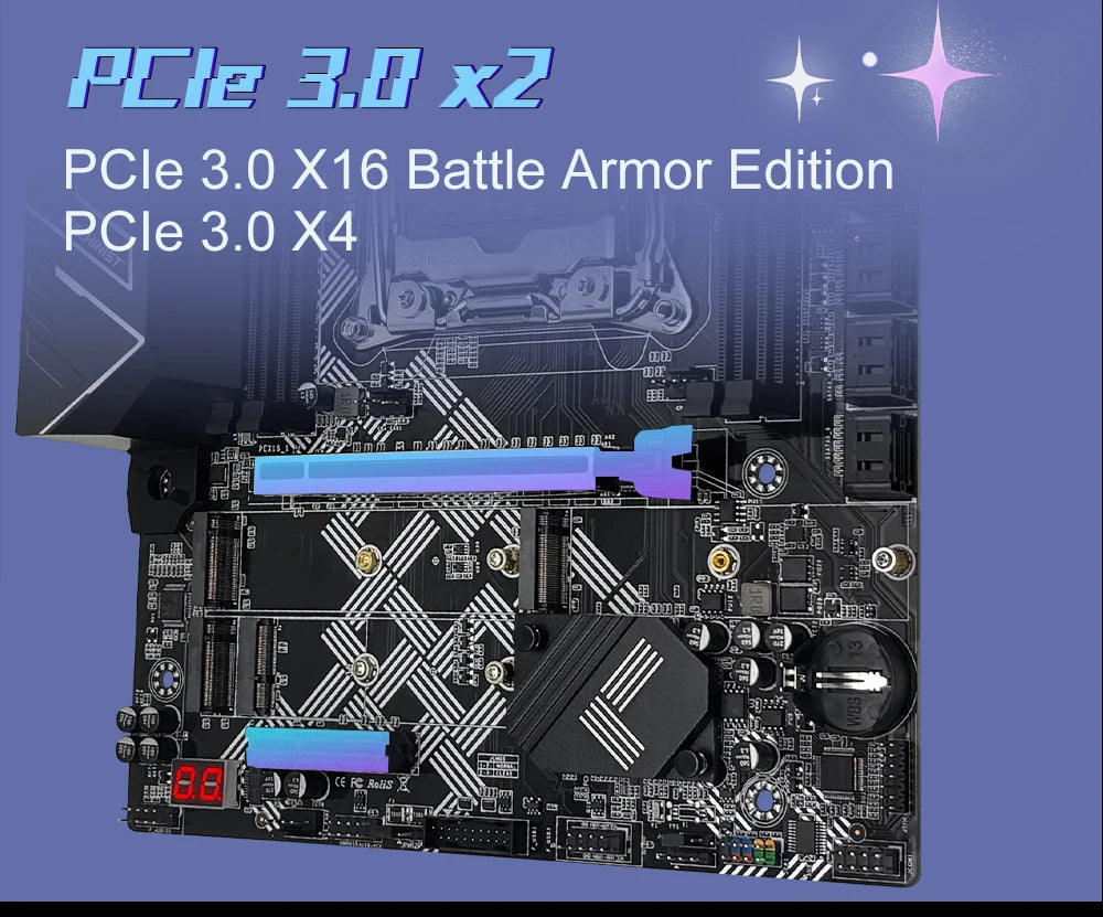 MACHINIST X99 V9S carte mère prise en charge TPM2.0 LGA 2011-3 Xeon E5 cpu DDR4 RAM C612 puce avec 3 * NVME M.2 slot SATA3.0 USB3.0