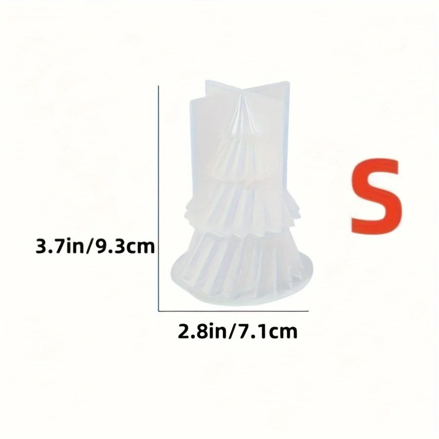 Moule en Silicone Sapin de Noël — DIY Bougie, Plâtre, Ciment & Résine