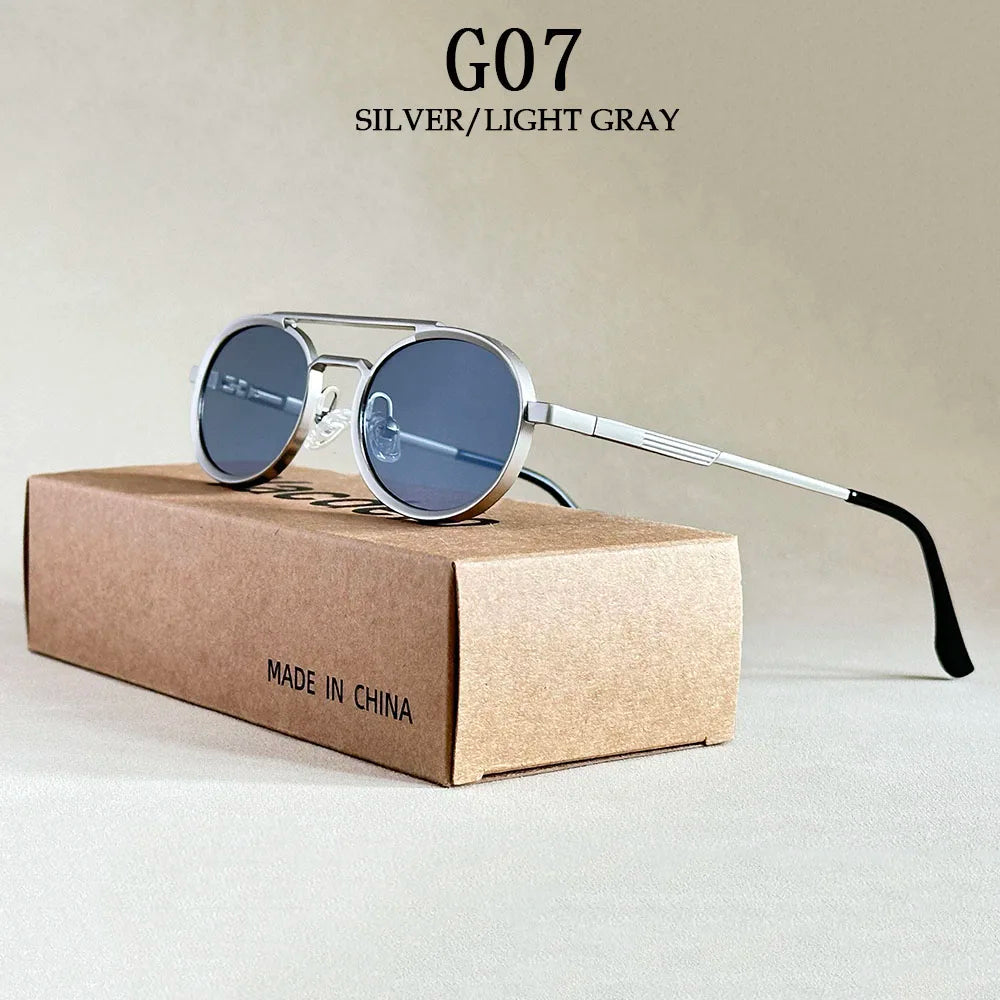 2025 Gafas De Sol Hombre Gafas De Sol Ovaladas Mujer De Moda Vintage Steampunk Gafas De Moda De Lujo Gafas De Sol Hombre Gafas De Sol Mujer