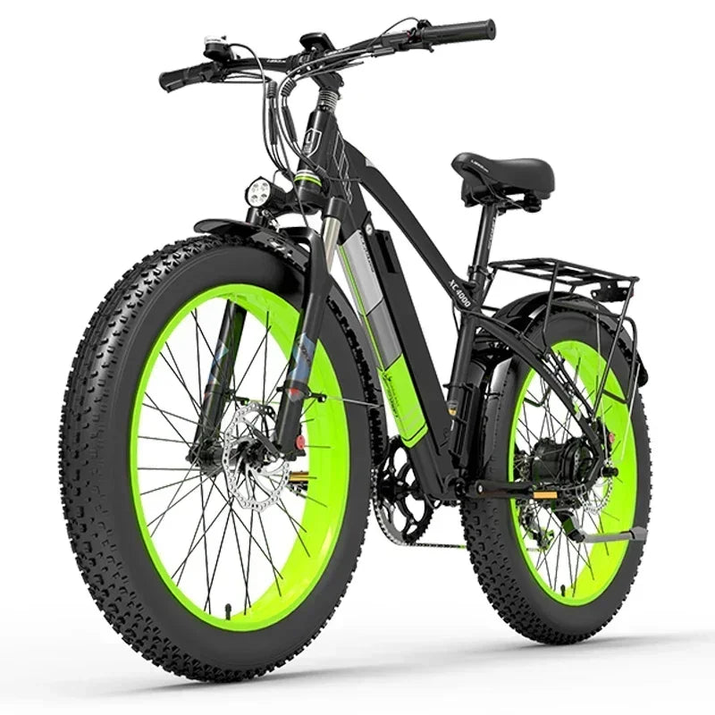 Vélo Électrique Ville 1000W Batterie 48V 17,5Ah — Frein Hydraulique Pneu 26x4,0 Pouces