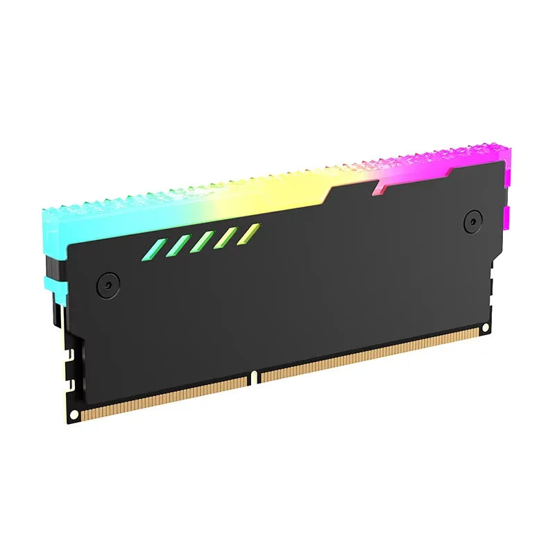 Dissipateur thermique de mémoire PC RM-1 gilet de refroidissement RAM 5V-3PIN ARGB RAM dissipateur thermique Aura Sync pour ordinateur de bureau mémoire DDR3 DDR4 DDR5 DDR2