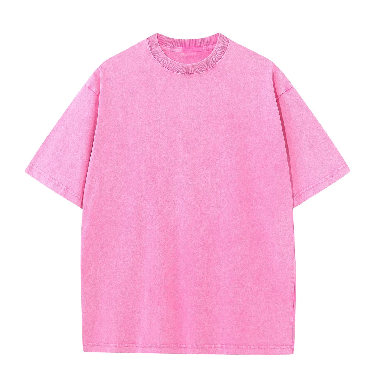 Camiseta de verano para hombre 230G Algodón pesado Vintage Lavado Camisetas Oversize de manga corta sueltas Streetwear Camiseta de manga corta
