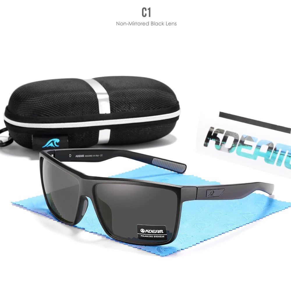 Lunettes de soleil résistantes aux rayures — verres polarisés, protection UV400, sport et loisirs