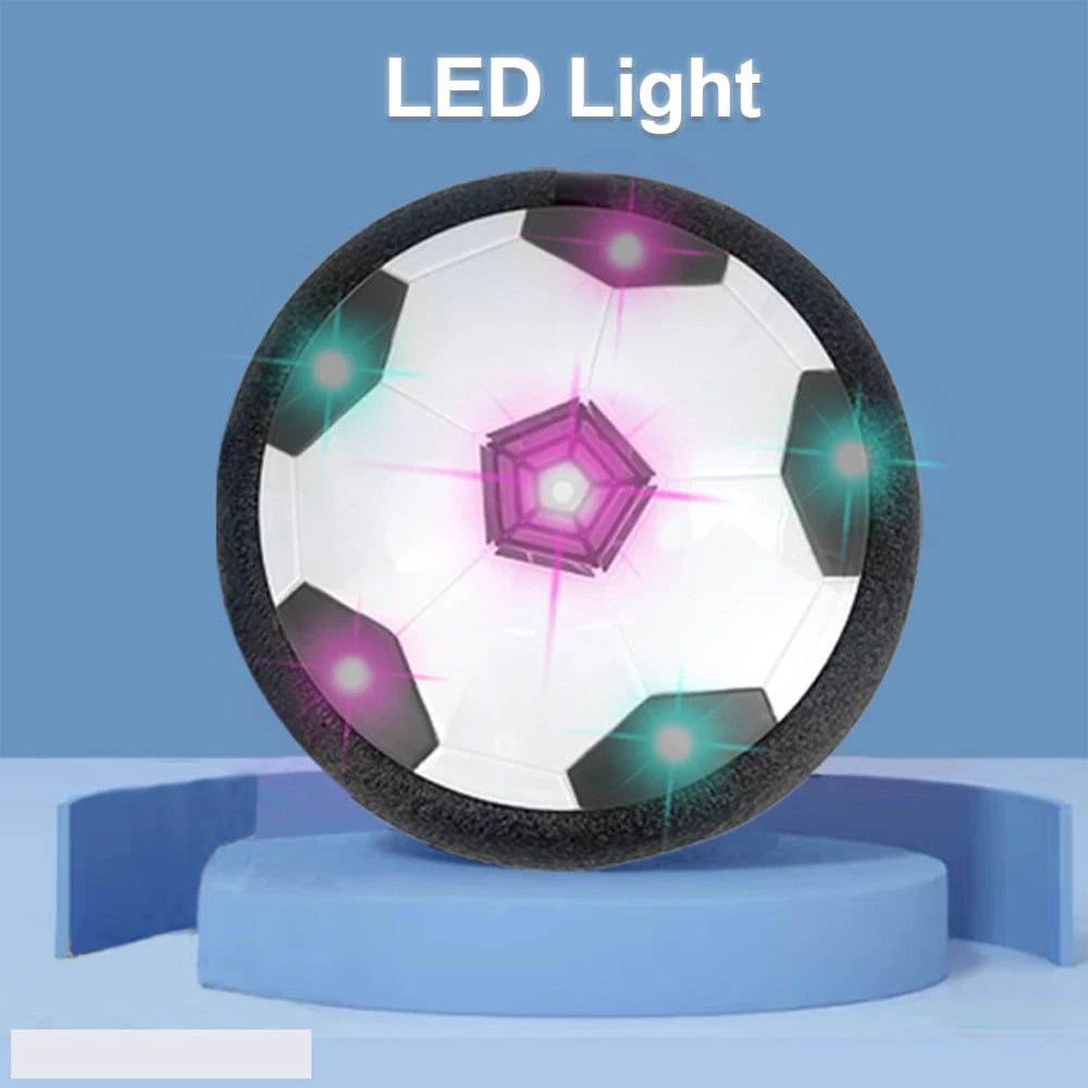 Hover balón de fútbol juguetes para niños Fútbol flotante eléctrico con luz LED música balón de fútbol juego al aire libre juguetes deportivos para niños