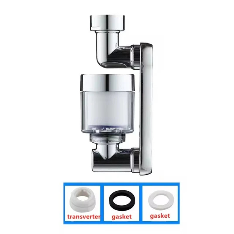 Universal 1080° Rotating Filter Nozzle, Household Kitchen Faucet, Robotic Arm, Splash, F/05 and ET Motors