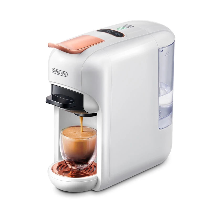 Machine à café 5 en 1 — dosette ESE, café moulu, capsules, 19 bars, chaud/froid, cadeau