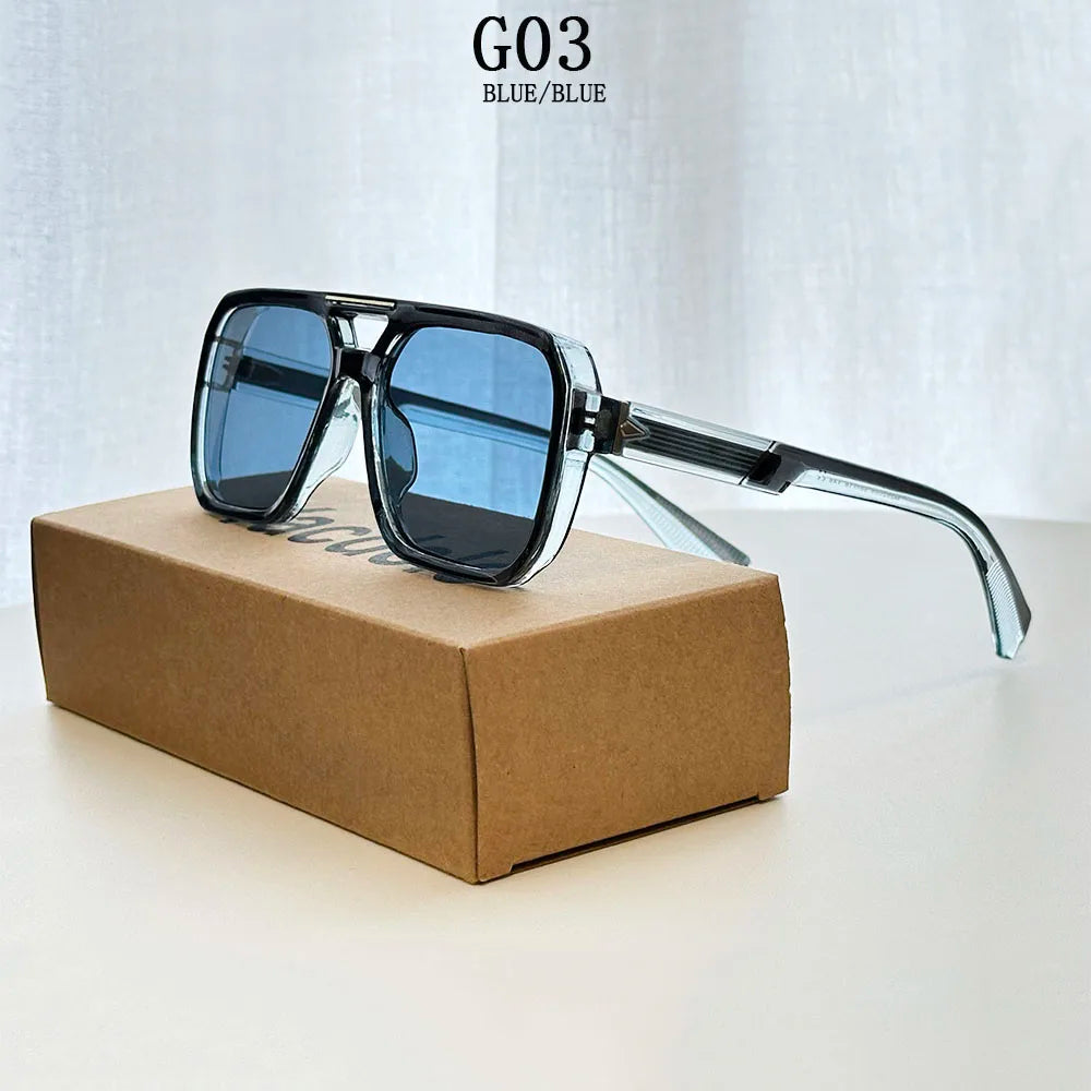 Lunettes de soleil de vacances pour hommes vintage — femmes, extérieur, tendance, crème solaire, livraison directe