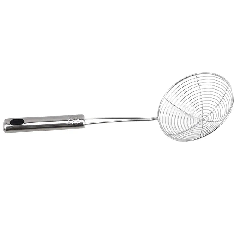 Espumadera Naren de acero inoxidable, filtro de malla, olla de aceite, utensilios de cocina, colador para freír, colador de cocina, herramienta para hornear