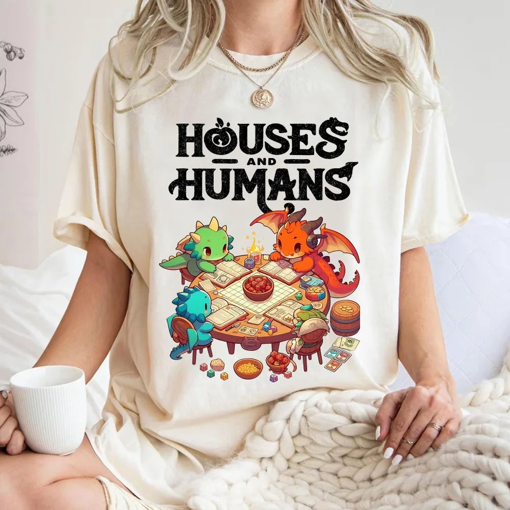 T-shirt pour femme en coton — col rond, décontracté, été, manches courtes