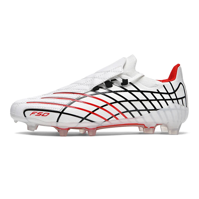pscownlg Chaussures de Football TF/FG Unisexe Montantes Microfibre — Niveau Avancé EU 32–46