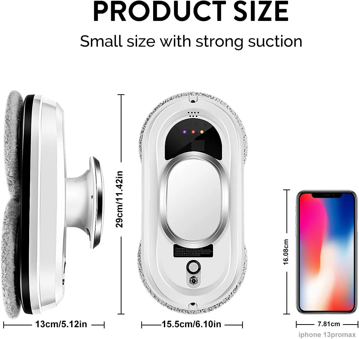 Robot nettoyeur de vitres intelligent — aspirateur, électrique, télécommande, maison