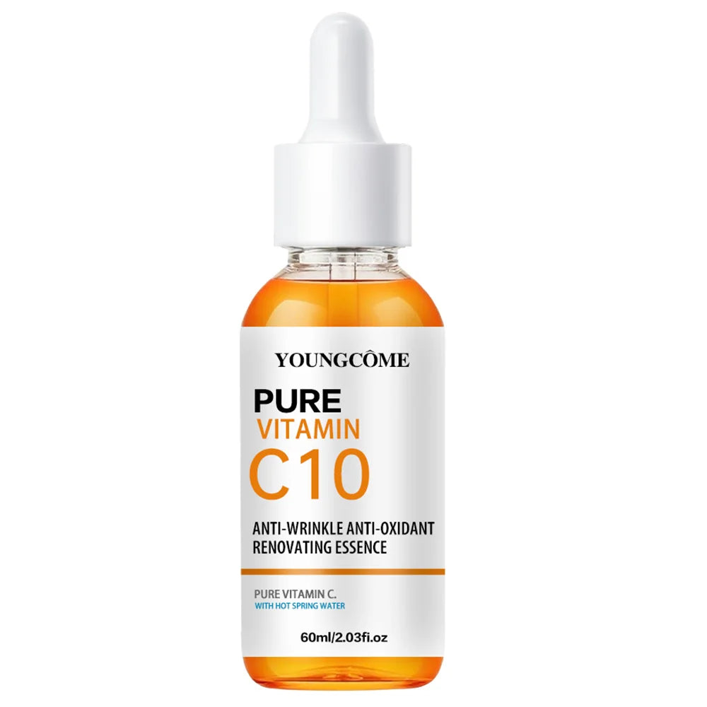 Vitamine C Essence Visage — Acide Hyaluronique, Éclaircissant & Anti-Âge