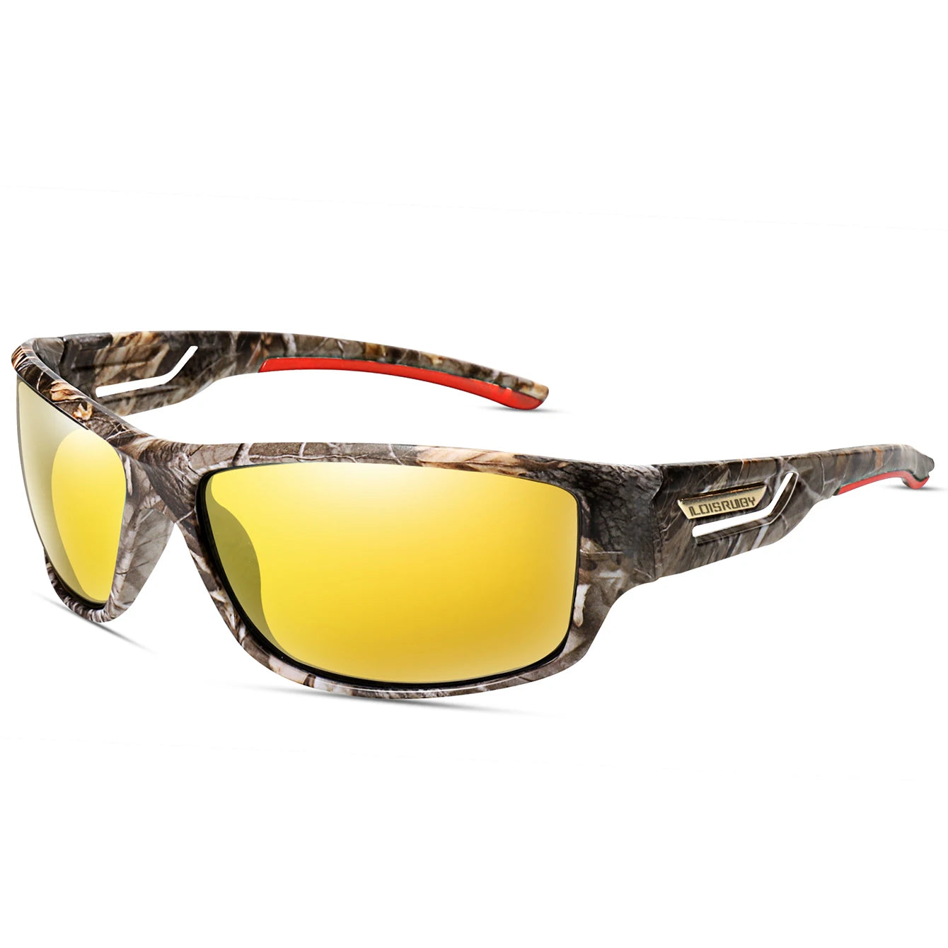 Lunettes de pêche polarisées camouflage — conduite, sports de plein air, cyclisme, course, UV400