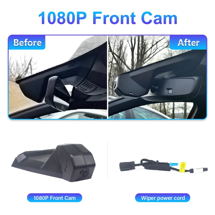 Dashcam para Peugeot 5008 3008 4008, DVR para Citroën C5 Aircross, cámara grabadora para DS7, cámara de salpicadero Plug and Play 4K para coche