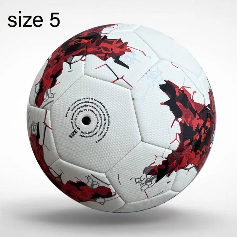 Balones de fútbol de alta calidad, tamaño oficial 4/5, material de PU, equipo de portería sin costura, juego de partido al aire libre, entrenamiento de fútbol