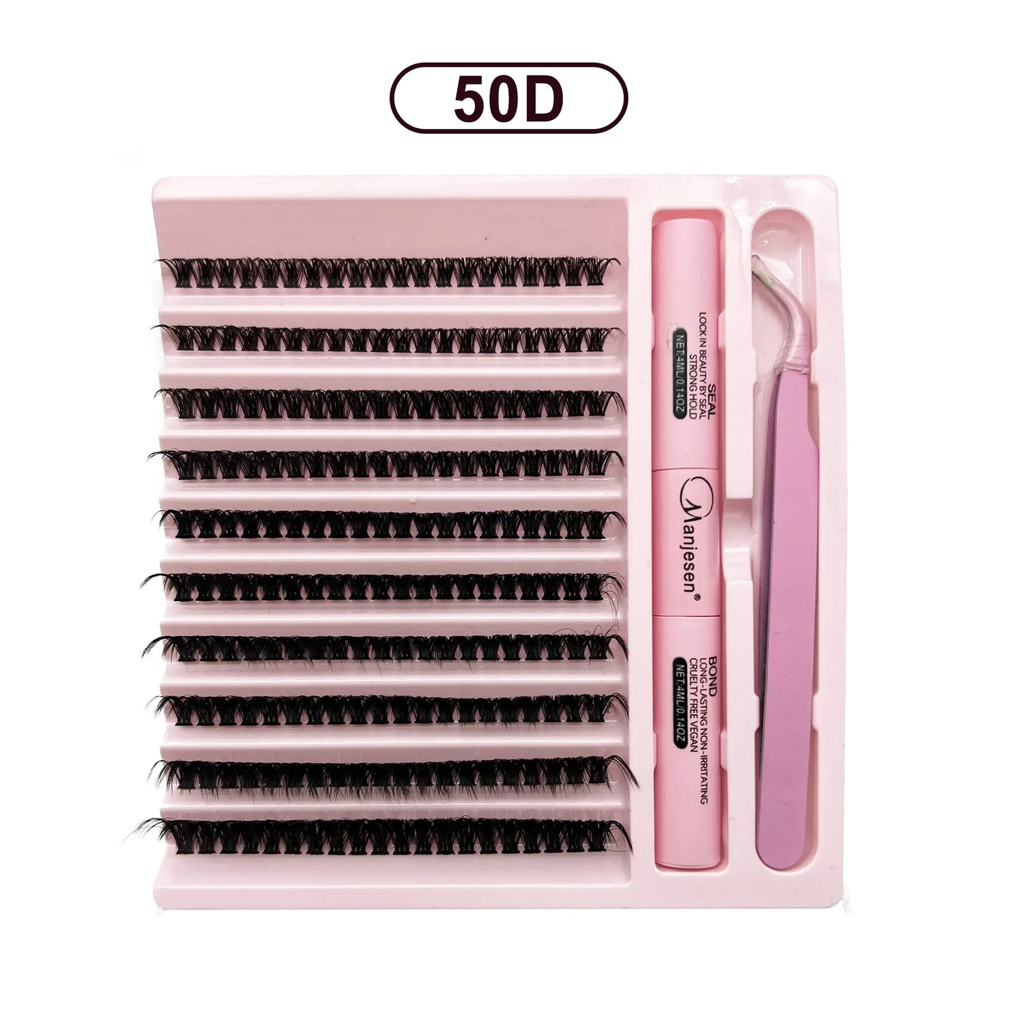 Kit de extensión de pestañas DIY, grupos de pestañas, unión y sellado de pestañas, herramientas de maquillaje para pegar pestañas, accesorios de pegamento, 200 piezas