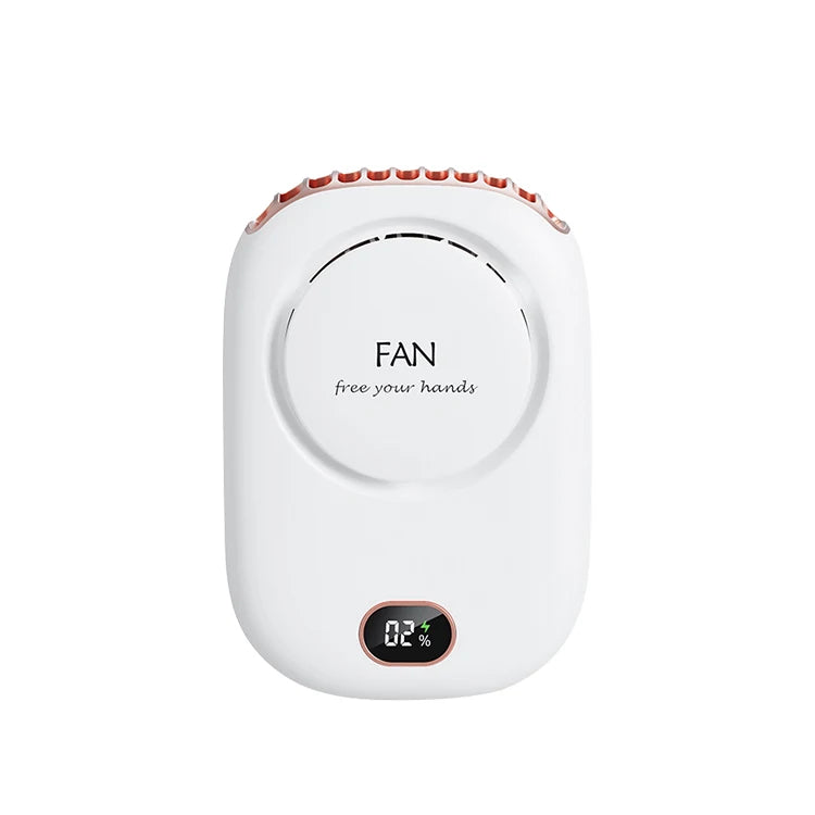 Ventilateur de cou portable Mini ventilateur de taille sans lame USB rechargeable Ventilateur de refroidissement sportif pour les sports de plein air et les voyages
