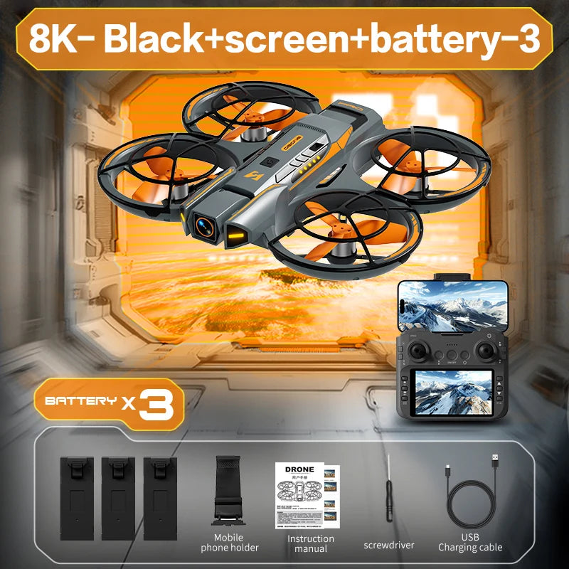 Drone Mini Lenovo A21Pro 8K GPS Profesional, Fotografía Aérea HD, Avión Teledirigido, Cámara HD 5G, Dron de Juguete UAV