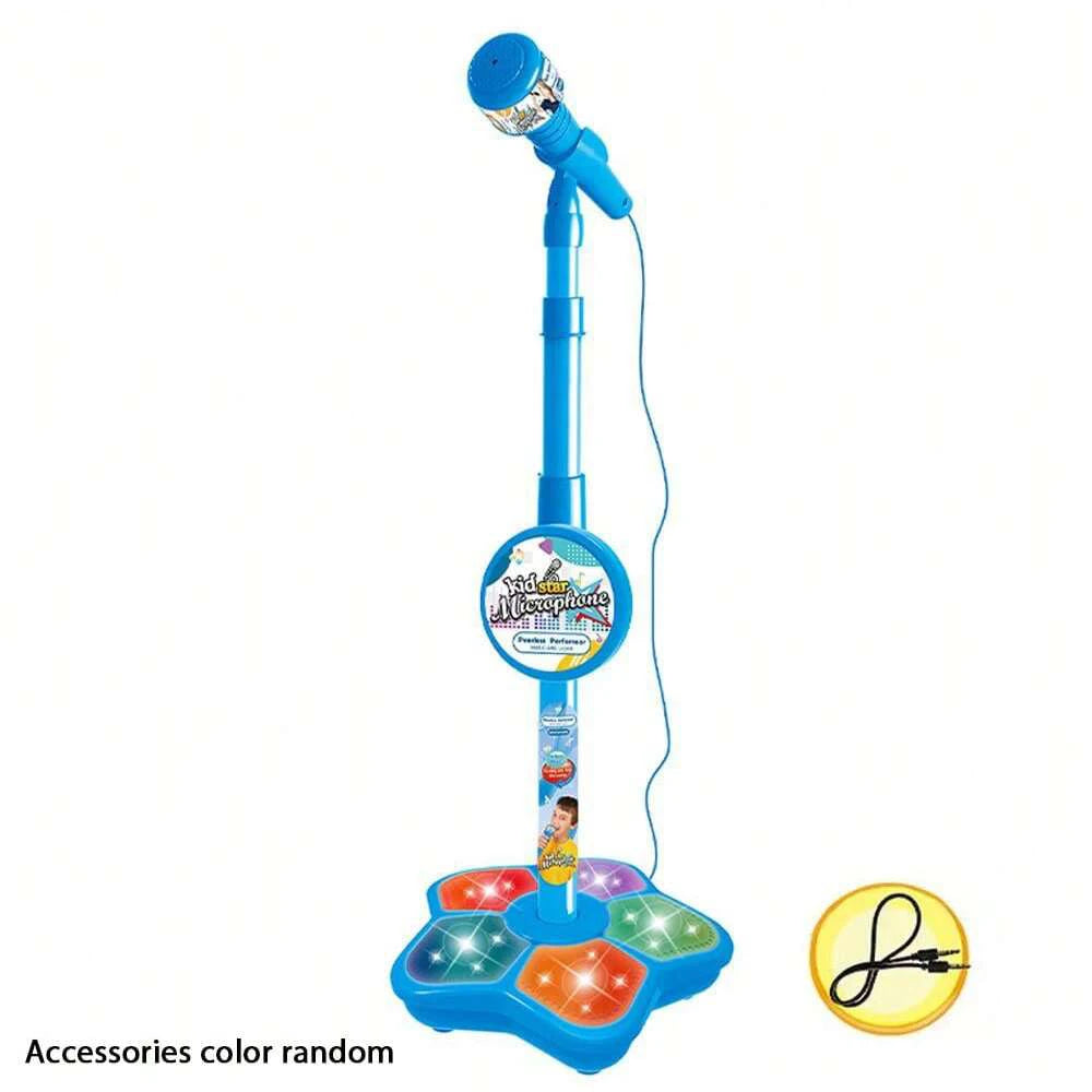Jouet de support de microphone pour enfants, électronique de karaoké portable pour enfants, support de microphone de karaoké de fête durable, machine de karaoké pour enfants