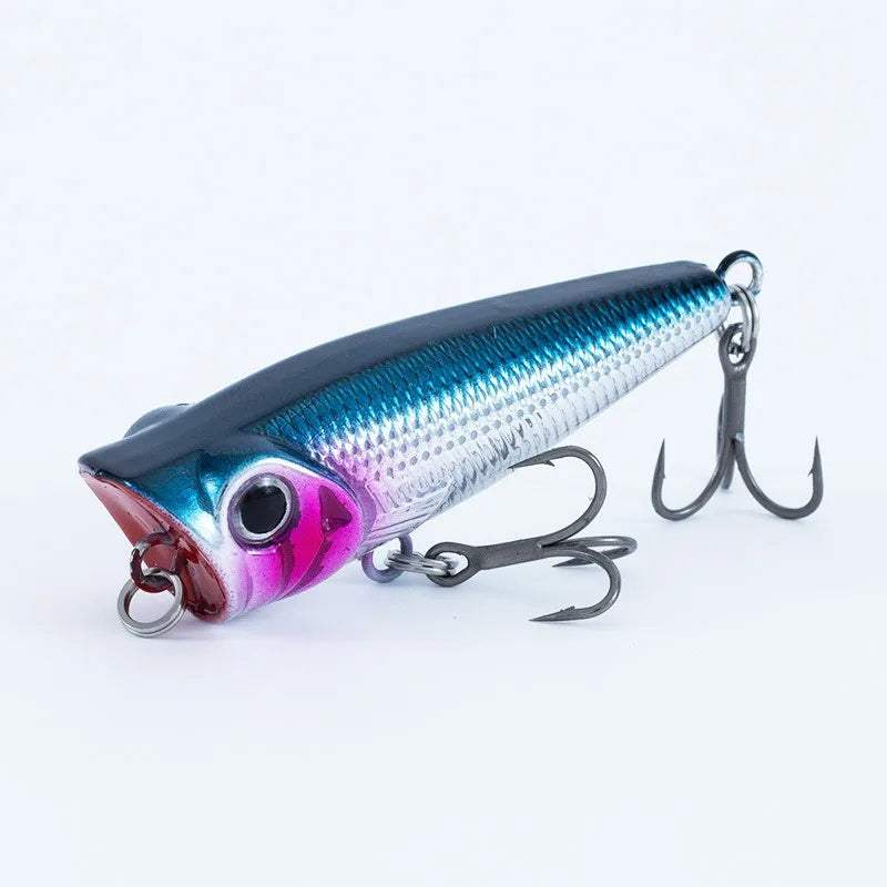 Mini Popper Leurre de Pêche Flottant — 5.3cm / 4.5g Wobbler