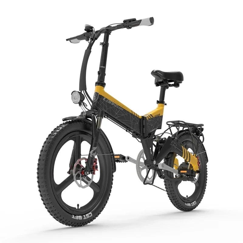 Vélo électrique pliant 20 Pouces — 500W, 48V, 12,8 Ah, batterie lithium, ville, adulte
