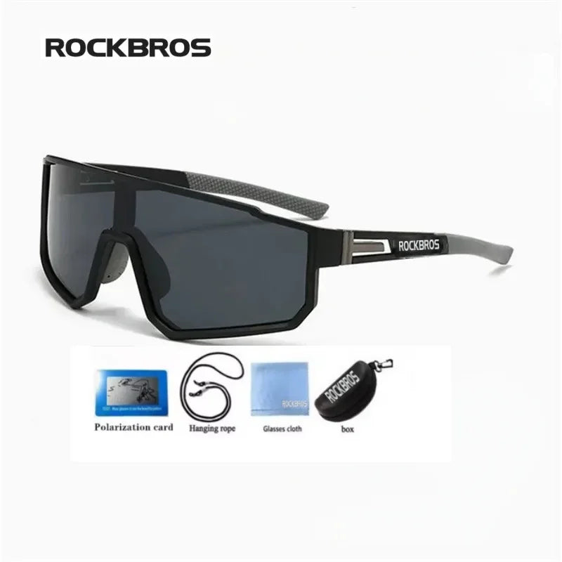 Lunettes de cyclisme surdimensionnées coupe-vent colorées — sport extérieur, homme