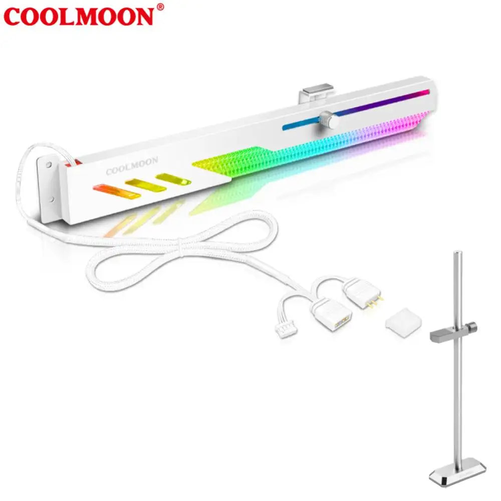 Support de carte vidéo GT8 personnalisé, 5V, 3 broches, ARGB, GPU, VGA, boîtier PC de bureau, accessoires de bricolage