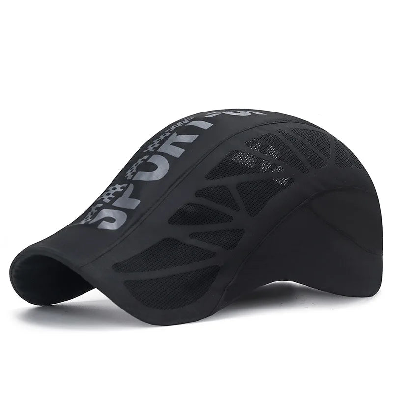 Chapeau de Sport Alphabet pour hommes, nouveau chapeau d'été en maille respirante, ombre à séchage rapide, casquette de protection solaire d'extérieur