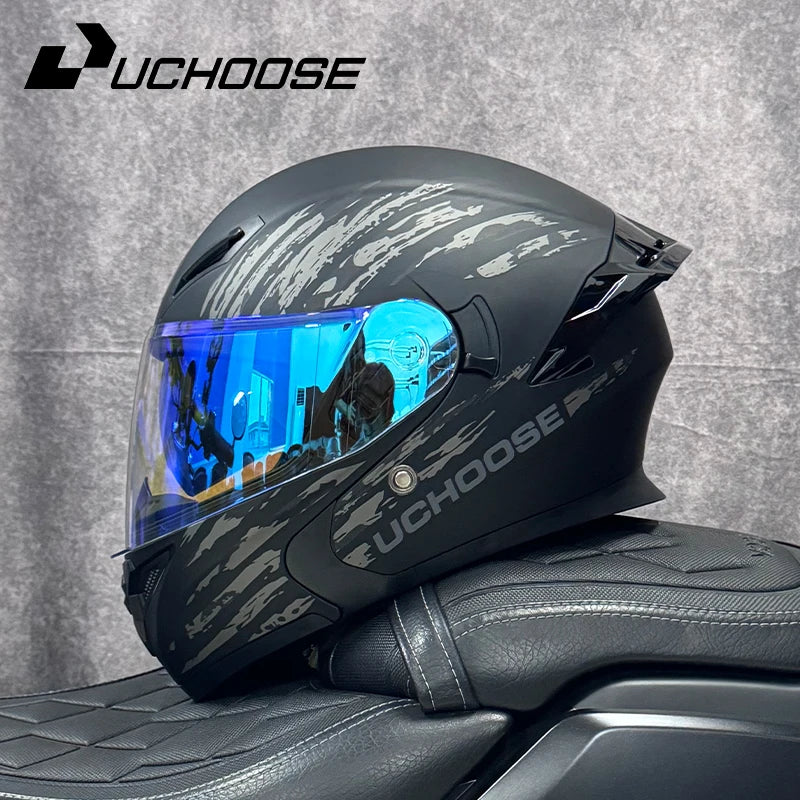 Casque de moto DOT de haute qualité quatre saisons course de Motocross modulaire rabattable hommes femmes casque tout-terrain casque gratuit