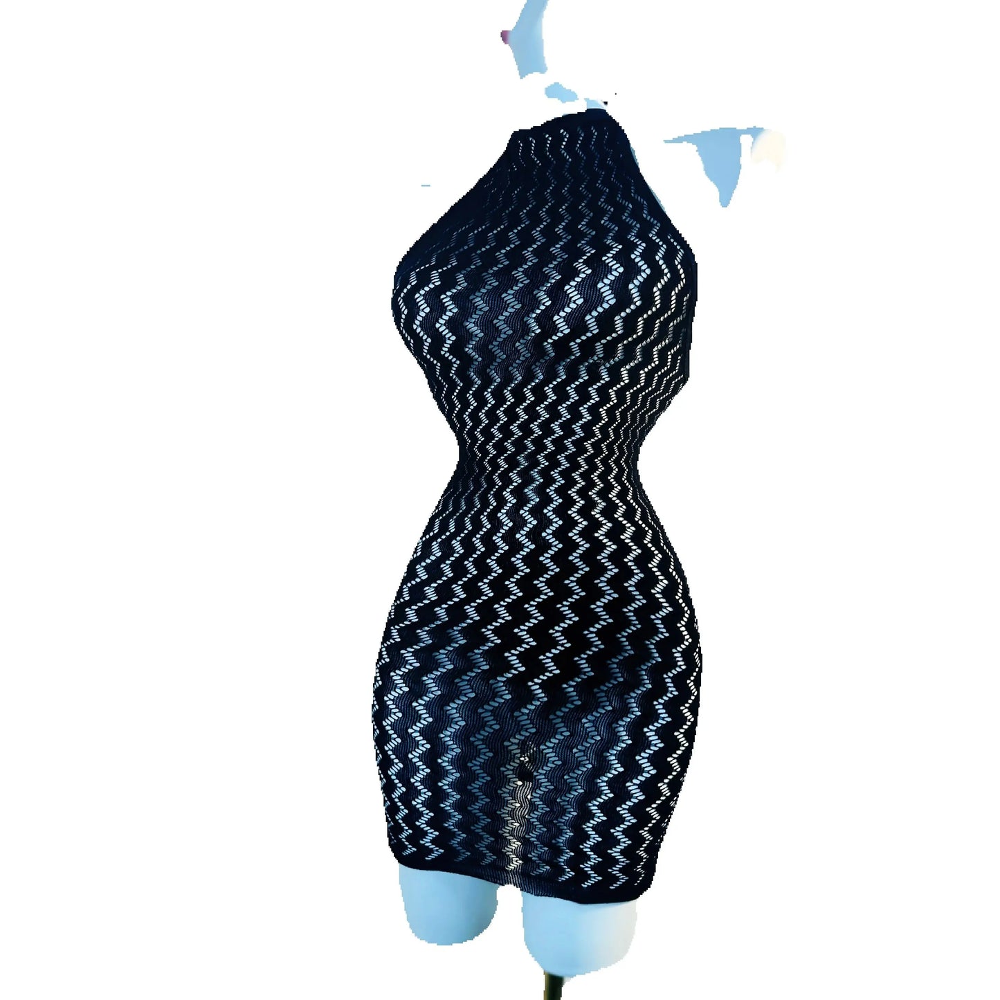 Femmes Sexy résille couvrir sans Bikini évider robe moulante voir à travers les maillots de bain été maillots de bain pour femmes DS490