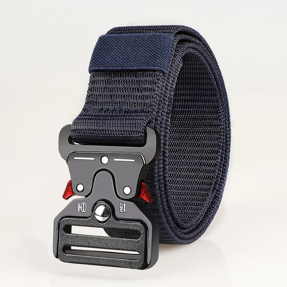 Cinturones tácticos multiusos para hombre – Diseño duradero y ajustable – Para amantes de los deportes al aire libre, combina con pantalones vaqueros, para hombres y mujeres