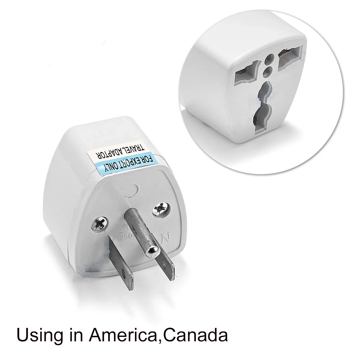 Convertidor universal de enchufes de viaje de 3 clavijas de CA de EE. UU., UE, AU a Reino Unido, adaptador de cargador, conector, convertidor de enchufe de Reino Unido